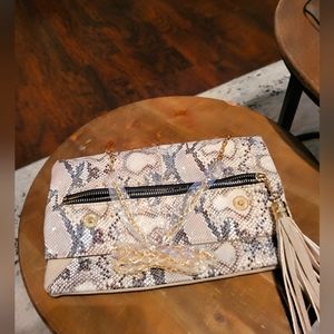 Snake print purse/clutch